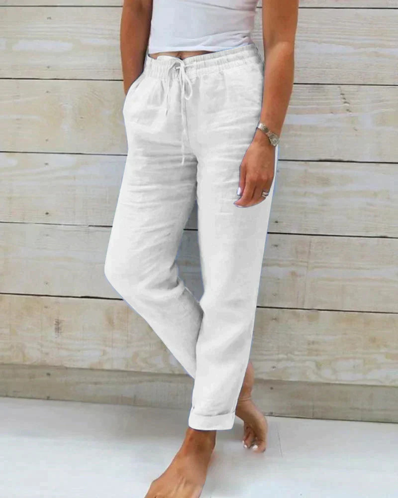 WW | Stilvolle Leinenhosen Für Damen