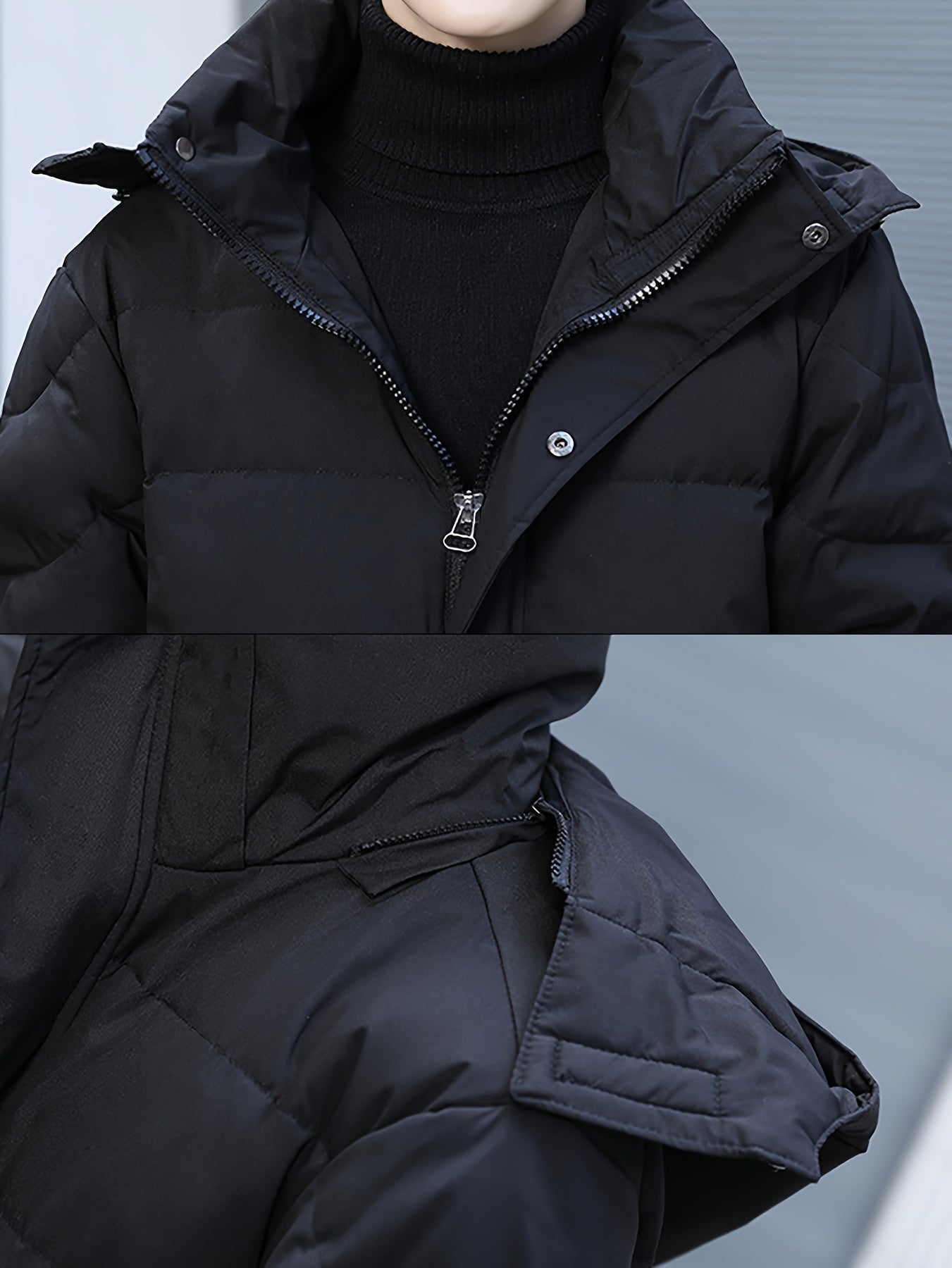 WW | Warmes Langarmshirt Kapuze Jacke Mit Taschen