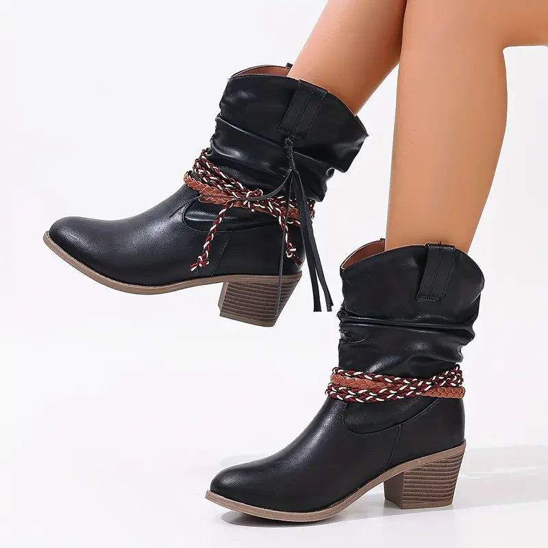 WW | Western Cowboy Stiefel Für Damen