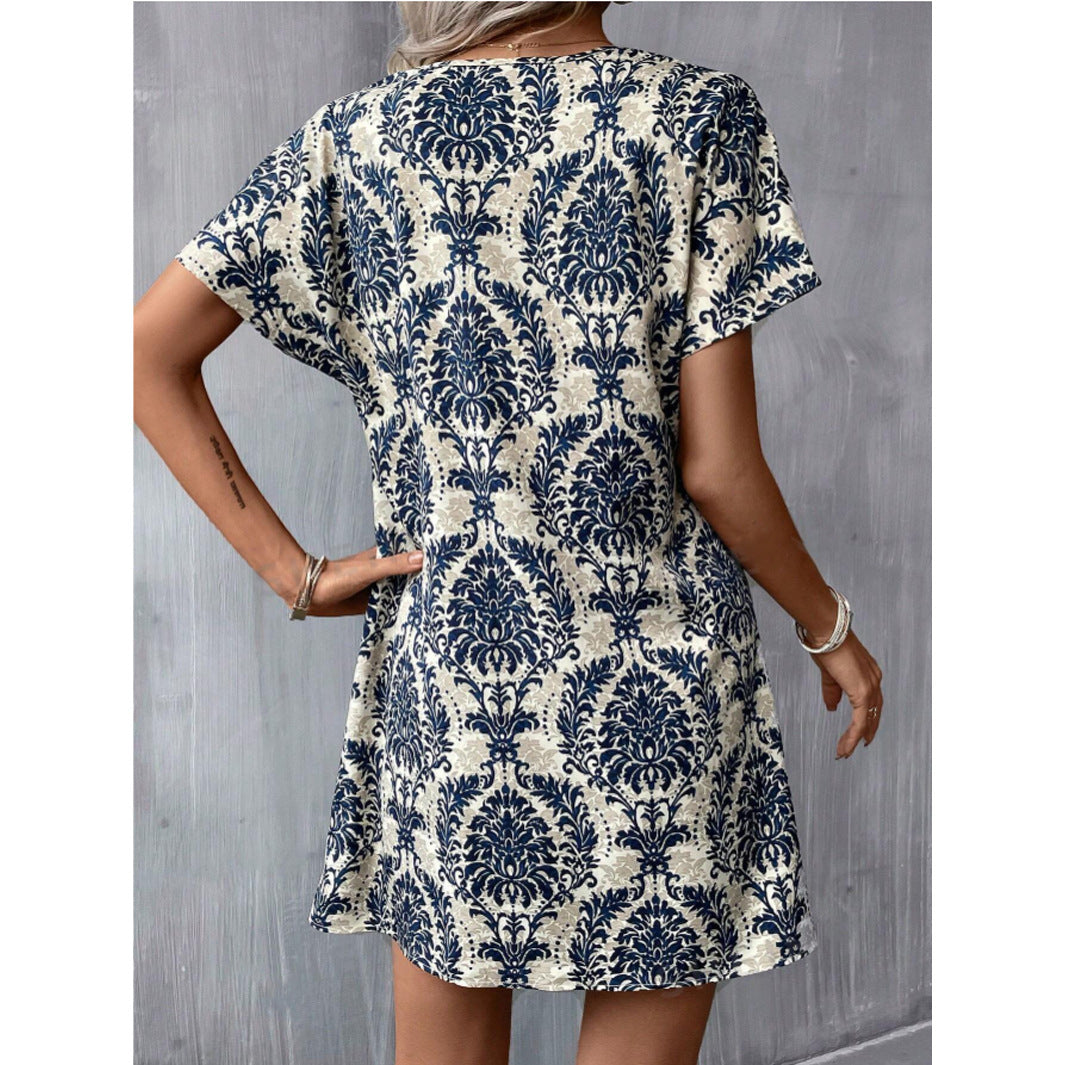 WW | Weinlese Kleid Mit Blumendruck Für Den Frühling