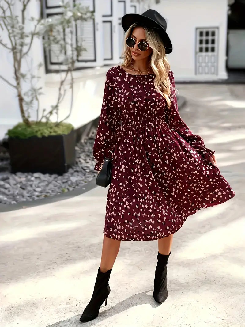 – allover-print-langarmkleid