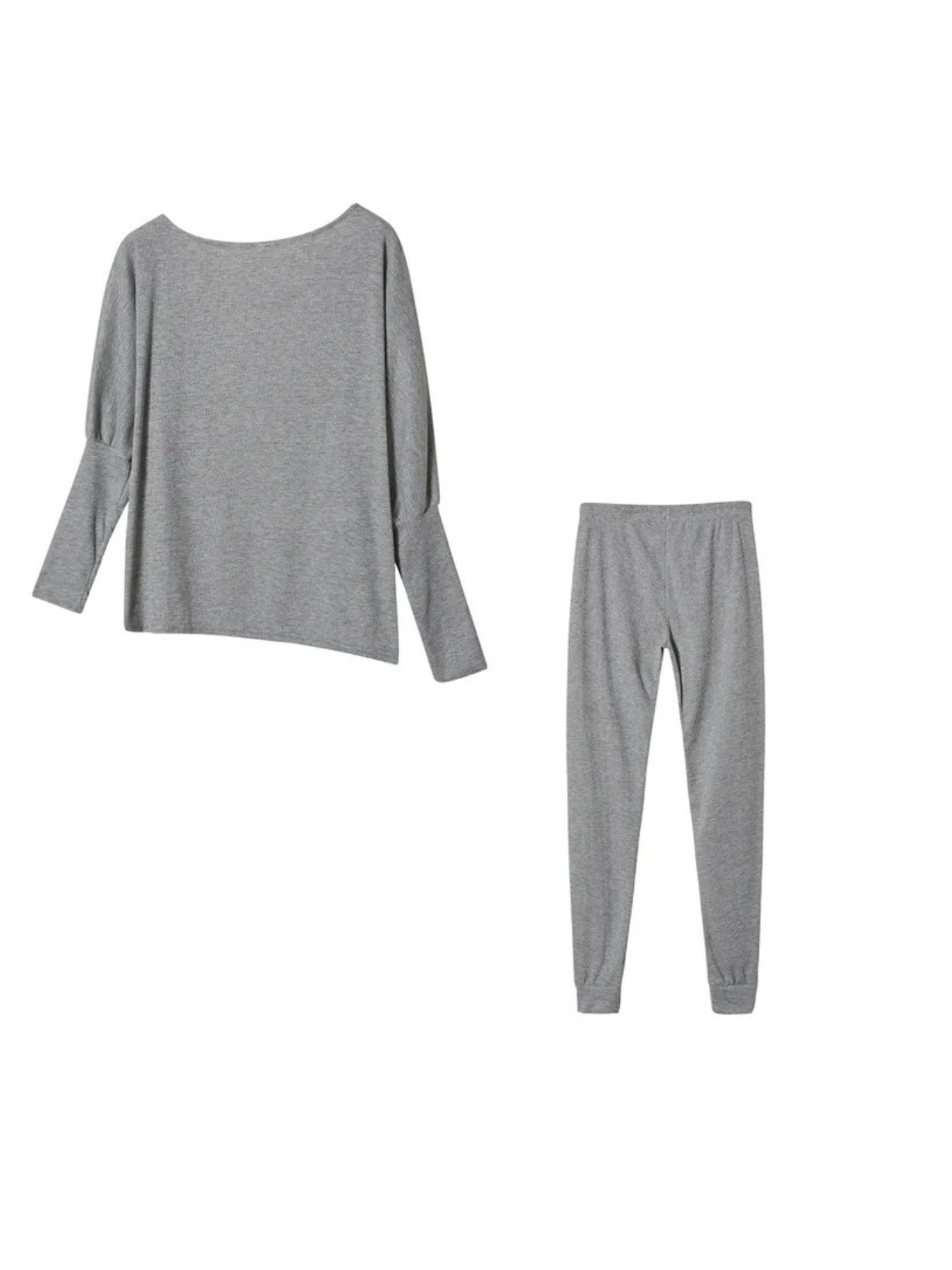 WW | Damen Hausanzug Modisches Off Shoulder Oberteil Und Leggings Satz