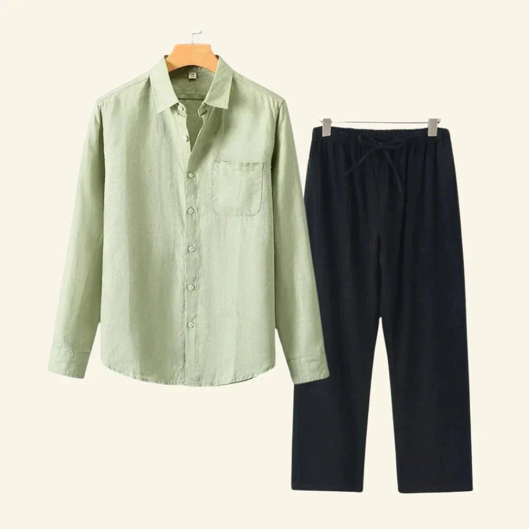 Merche Set aus langen Ärmeln und weiten Hosen ideal für den Alltag