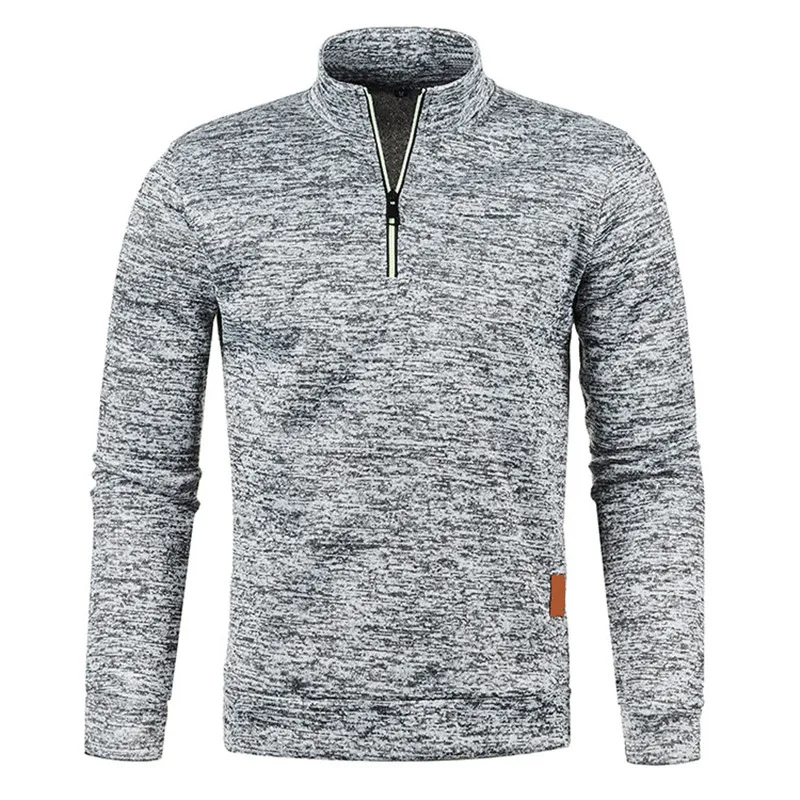 WW | Zeitloser Pullover Mit Reißverschluss Herren Weich & Komfortabel