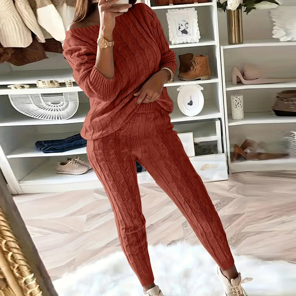 WW | Strickpullover Und Hosen Satz