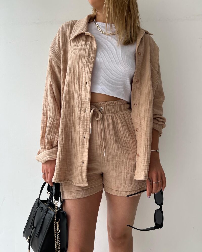 Merche einfarbiges Sommerset für einen vielseitigen Look