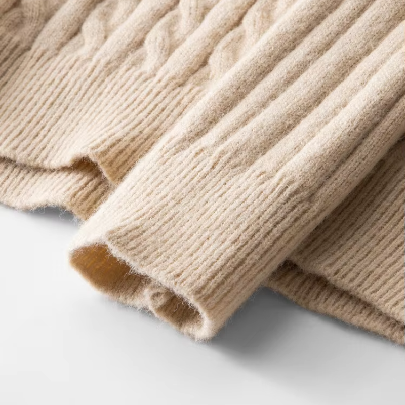 WW | Zopfstrick Pullover Mit Reißverschluss Herren Stilvoll & Bequem