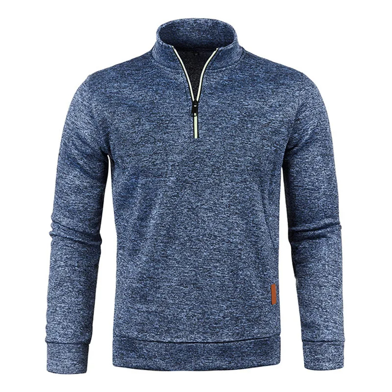 WW | Zeitloser Pullover Mit Reißverschluss Herren Weich & Komfortabel