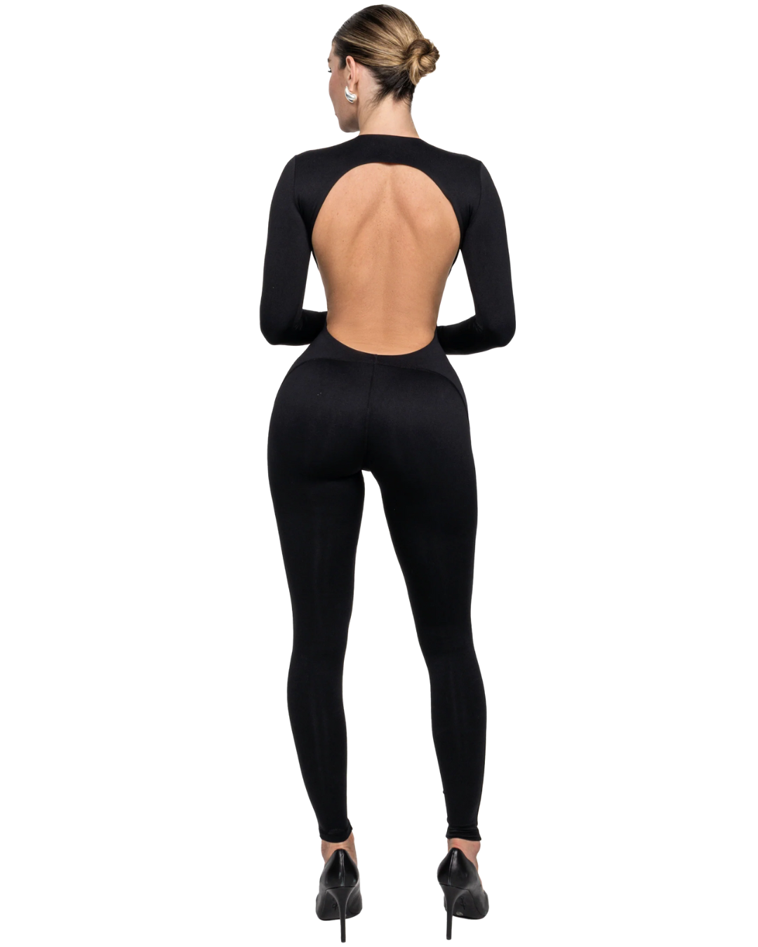 Merche einteiliger Jumpsuit mit ärmellosem und rückenfreiem Design