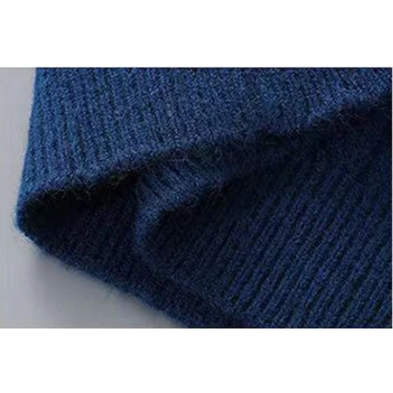 WW | Zopfstrick Pullover Mit Reißverschluss Herren Warm & Stilvoll