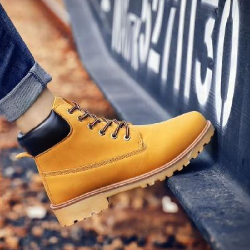WW | Wasserdichte Herrenschuhe Stiefel Mit Robuster Profilsohle