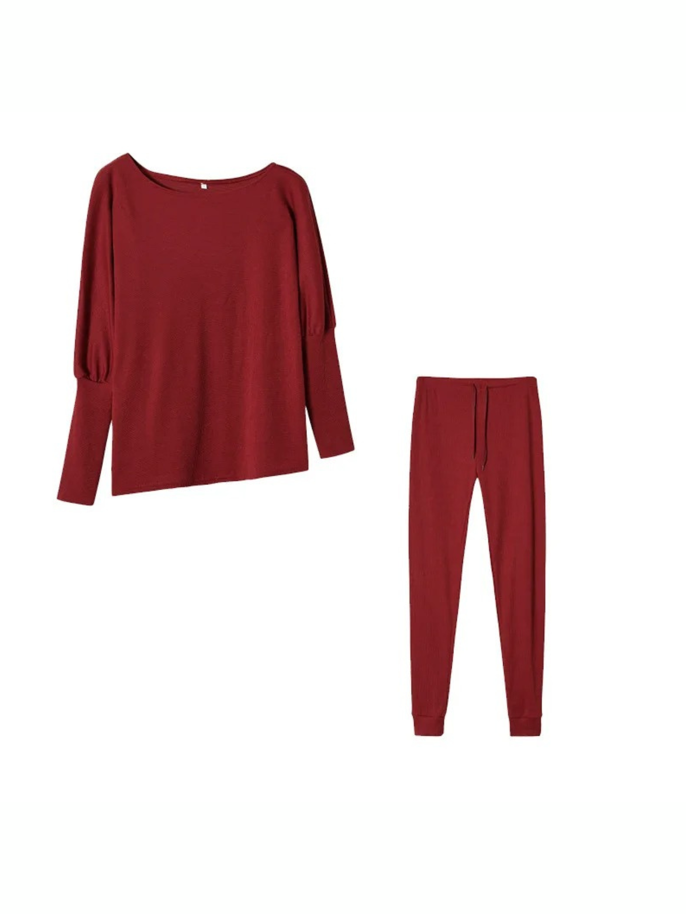 WW | Damen Hausanzug Modisches Off Shoulder Oberteil Und Leggings Satz