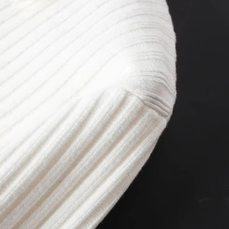 WW | Wollpullover Herren Mit Reißverschlusskragen Und Geripptem Strickdesign