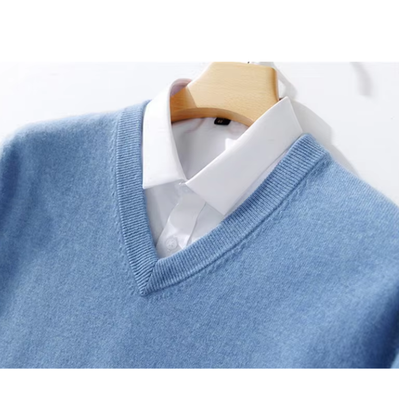WW | Wollpullover Herren Eleganter Rundhals Pullover Für Alltag & Büro