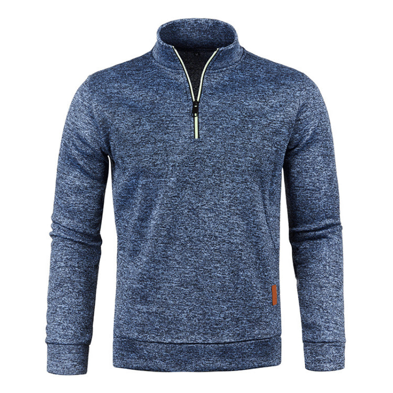 WW | Warmer Gestrickter Mit Polo Kragen