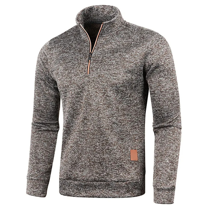 WW | Zeitloser Pullover Mit Reißverschluss Herren Weich & Komfortabel
