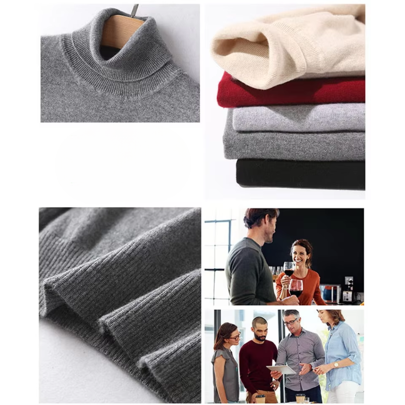 WW | Wollpullover Herren Weicher Pullover Für Alltag & Freizeit