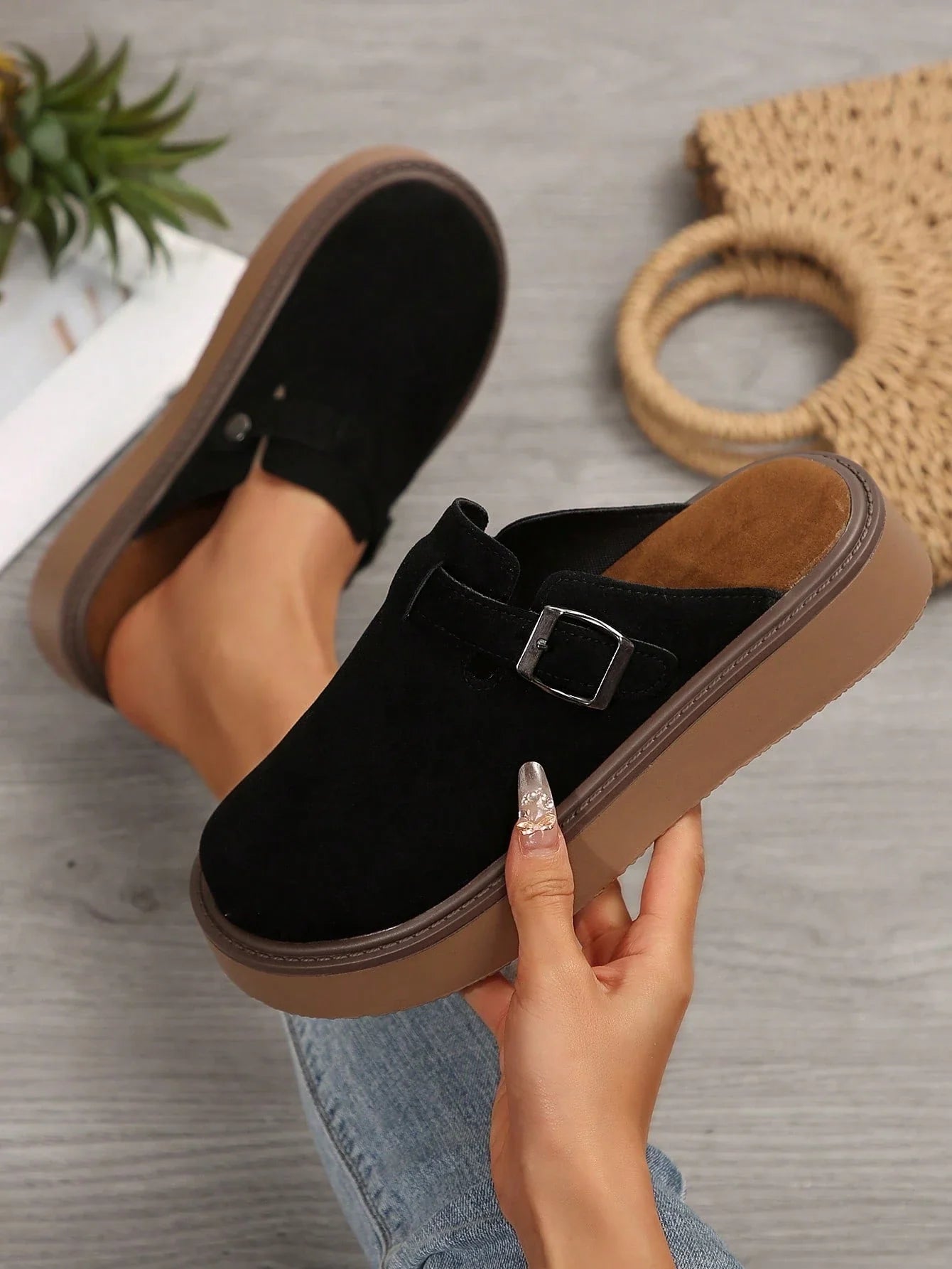 WW | Zehen Dicke Sohle Mode Slip on