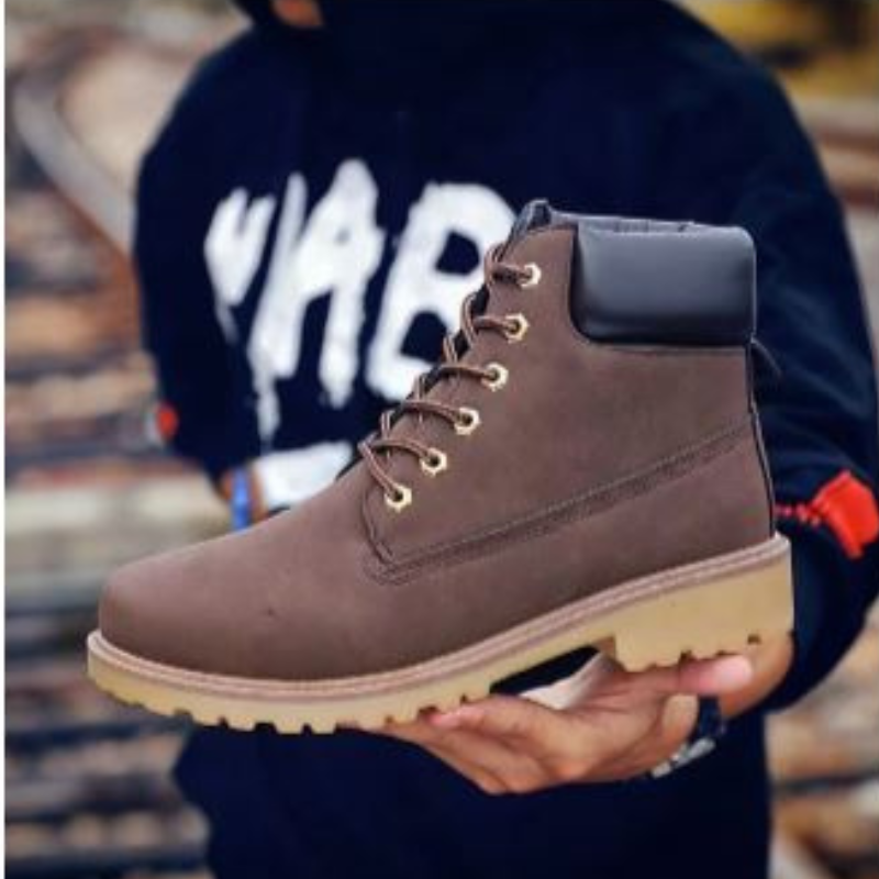 WW | Wasserdichte Herrenschuhe Stiefel Mit Robuster Profilsohle