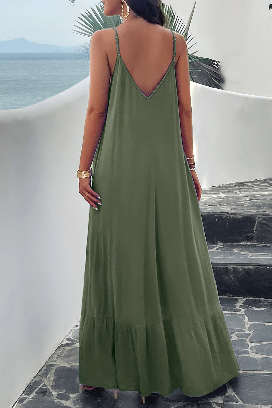 Cami-Kleid mit Taschen