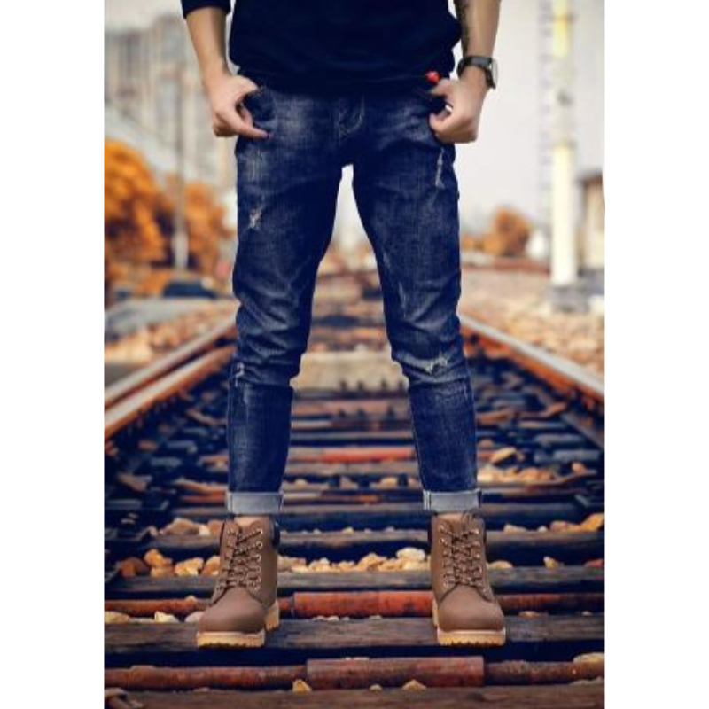 WW | Wasserdichte Herrenschuhe Stiefel Mit Robuster Profilsohle
