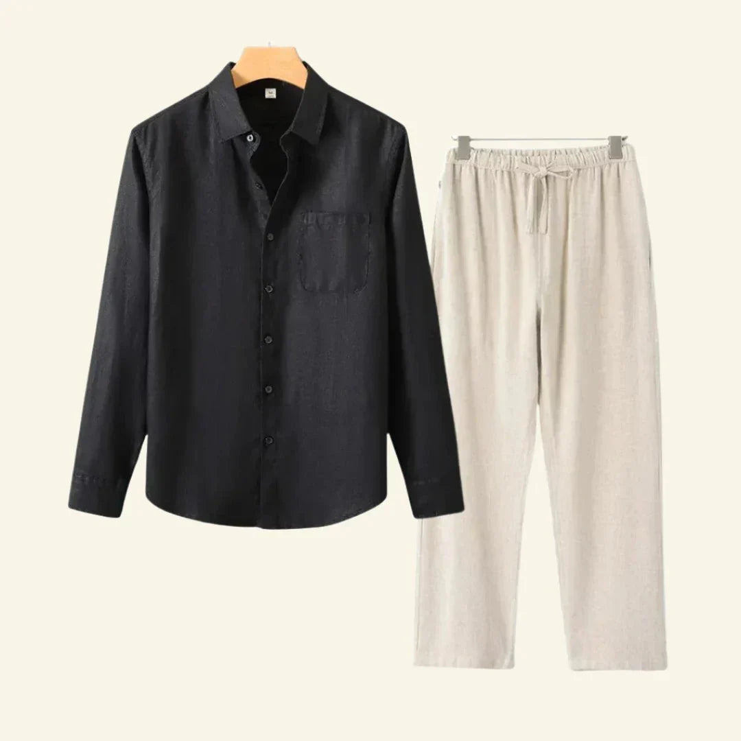 Merche Set aus langen Ärmeln und weiten Hosen ideal für den Alltag