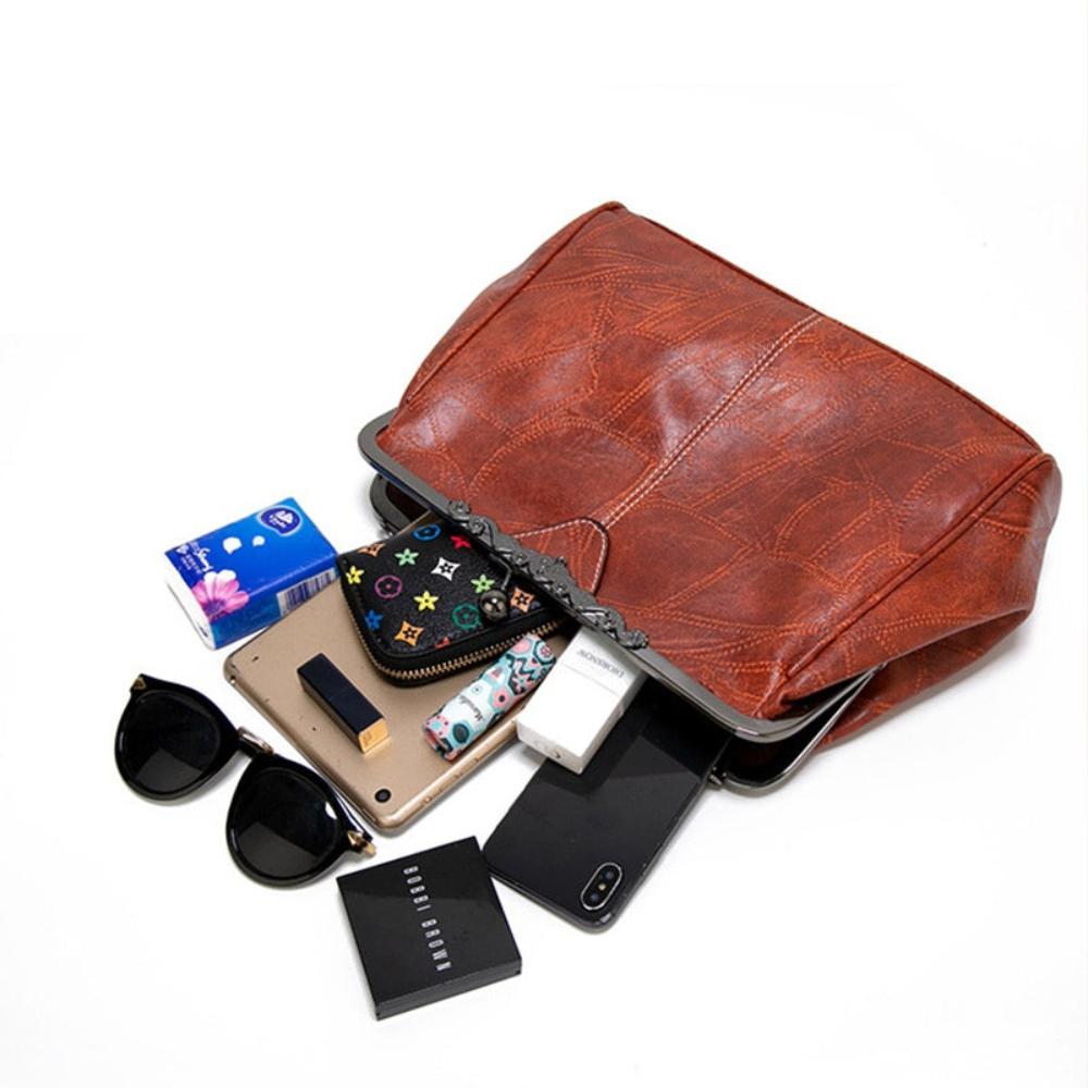 WW | Weinlese Handtasche Mit Klappverschluss