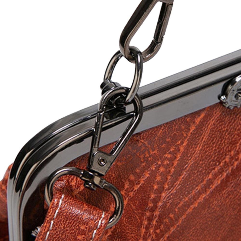 WW | Weinlese Handtasche Mit Klappverschluss