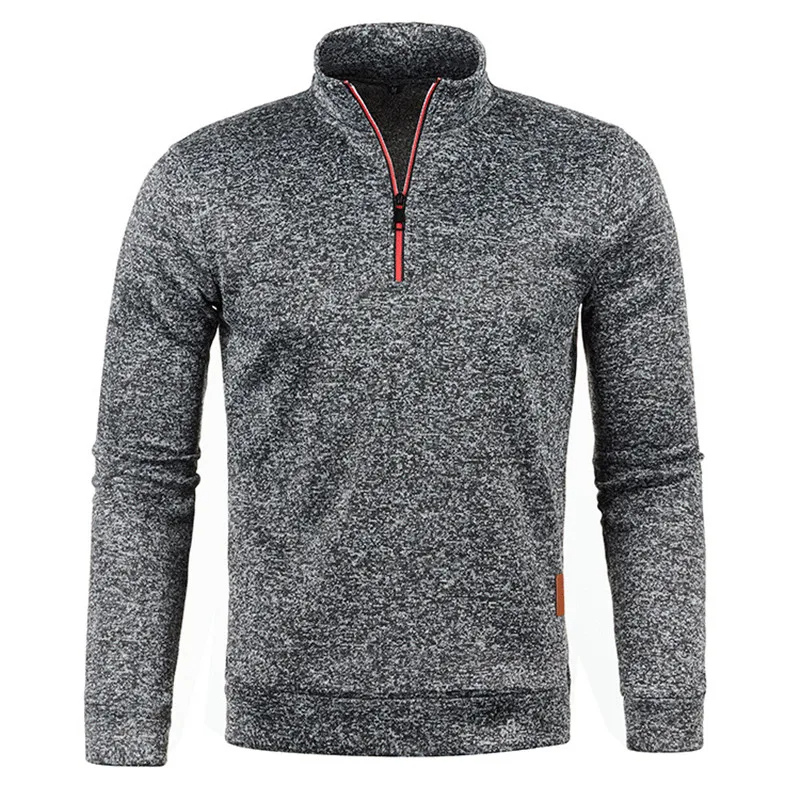 WW | Zeitloser Pullover Mit Reißverschluss Herren Weich & Komfortabel