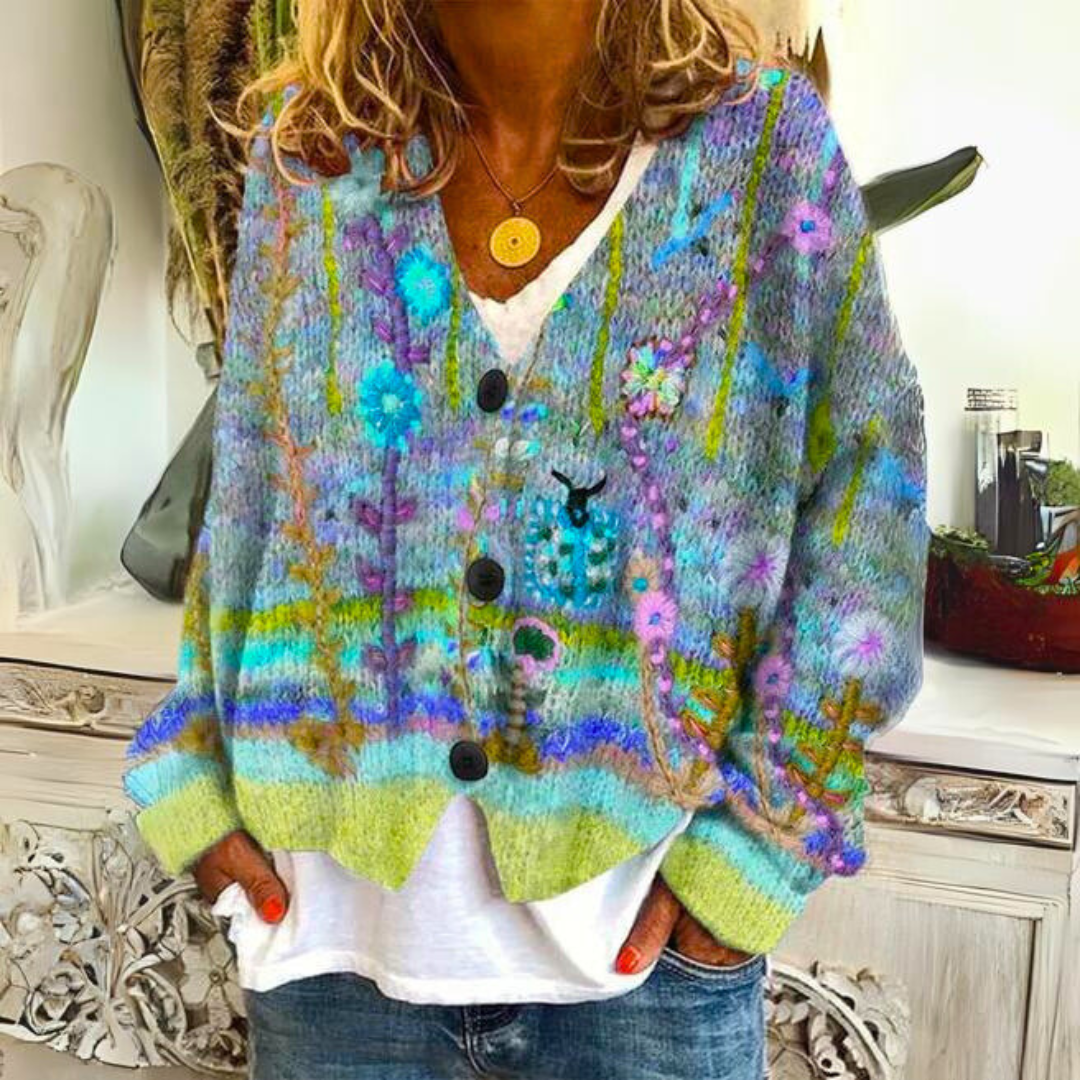 WW | Weicher Und Bunter Strickpullover