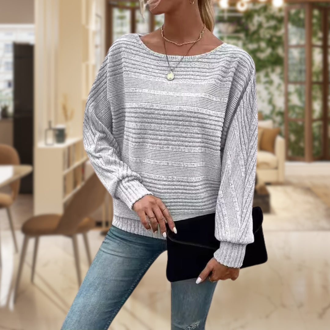 WW | Zeitloser Struktur Pullover Für Damen