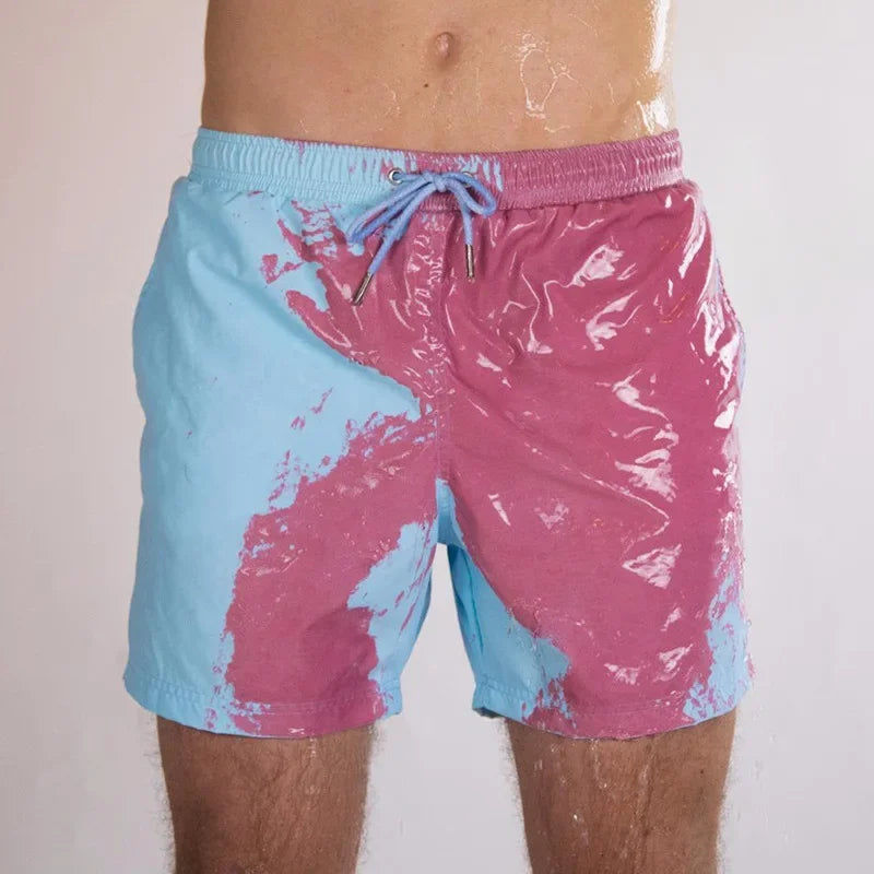 Benedict - Watercolor Beach Shorts für Männer