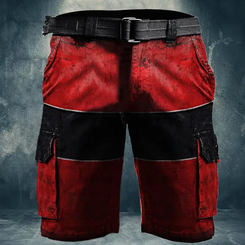 Merche Retro Kniebundhosen Strand Denim Shorts