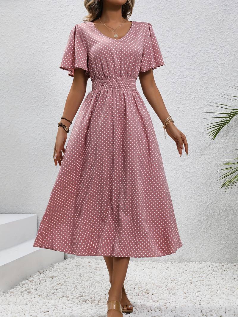 – ganz lässiges kurzarmkleid