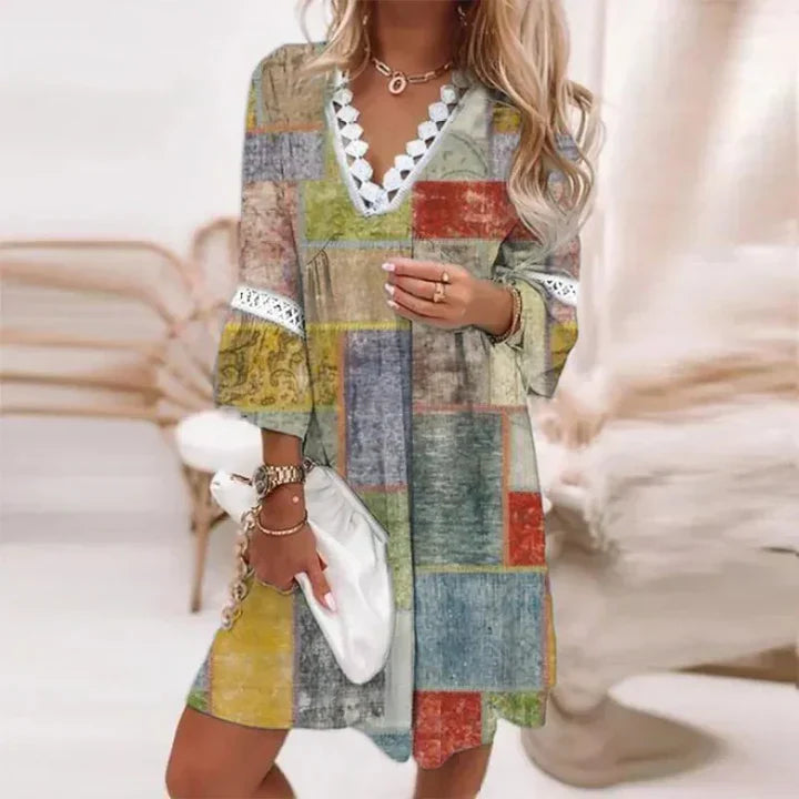 breezy blooms sommerkleid