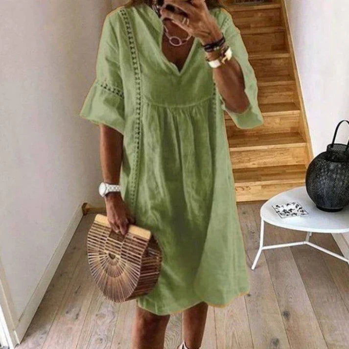 Bohemian-Kleid mit Spitze