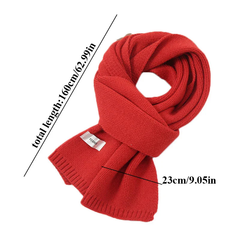 Damen Schal aus Kaschmir in einfarbig - Winter Schal für Damen