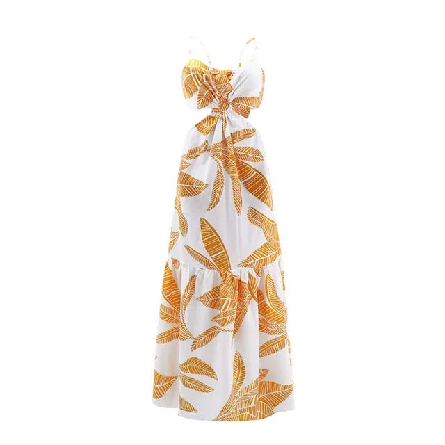Böhmisches Kleid mit Spaghettiträgern