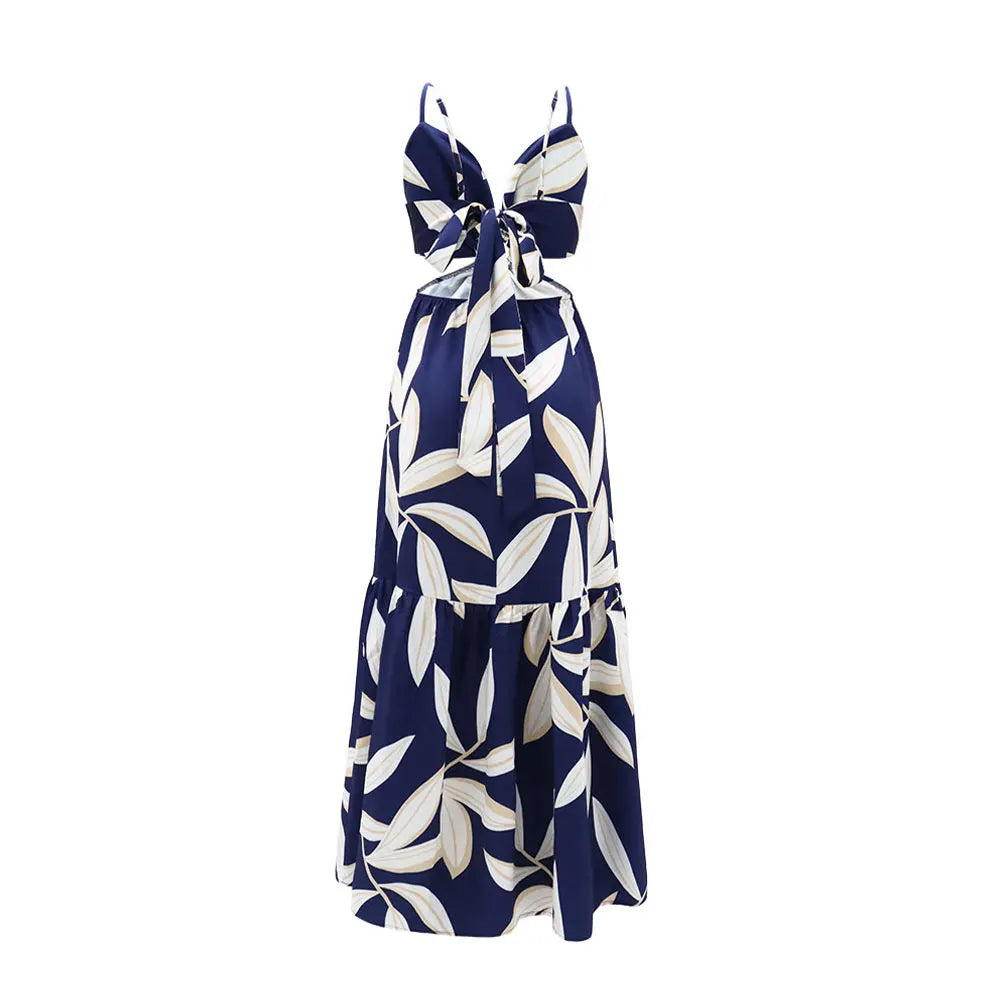 Böhmisches Kleid mit Spaghettiträgern