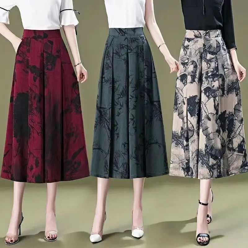 Merche - Hosen - Polyester, Elegant, Gerade, Locker - Sommer