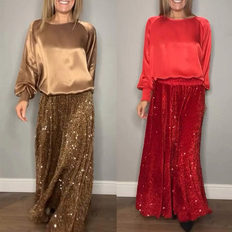WW | Zweiteiliges Damen Ensemble Aus Mercerisierter Baumwolle