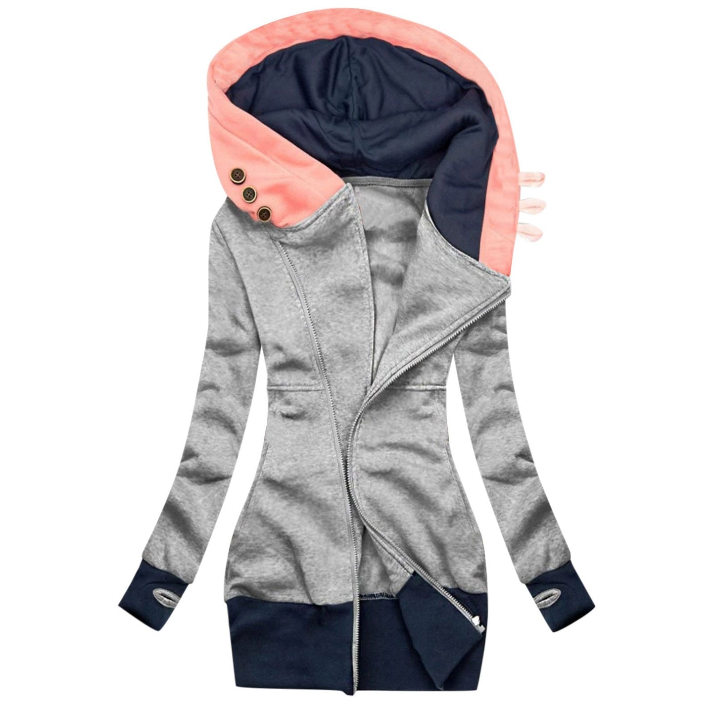 WW | Warmes, Übergroßes Sweatshirt Mit Langen Armeln