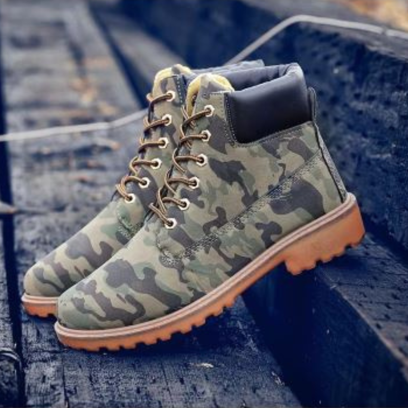 WW | Wasserdichte Herrenschuhe Stiefel Mit Robuster Profilsohle