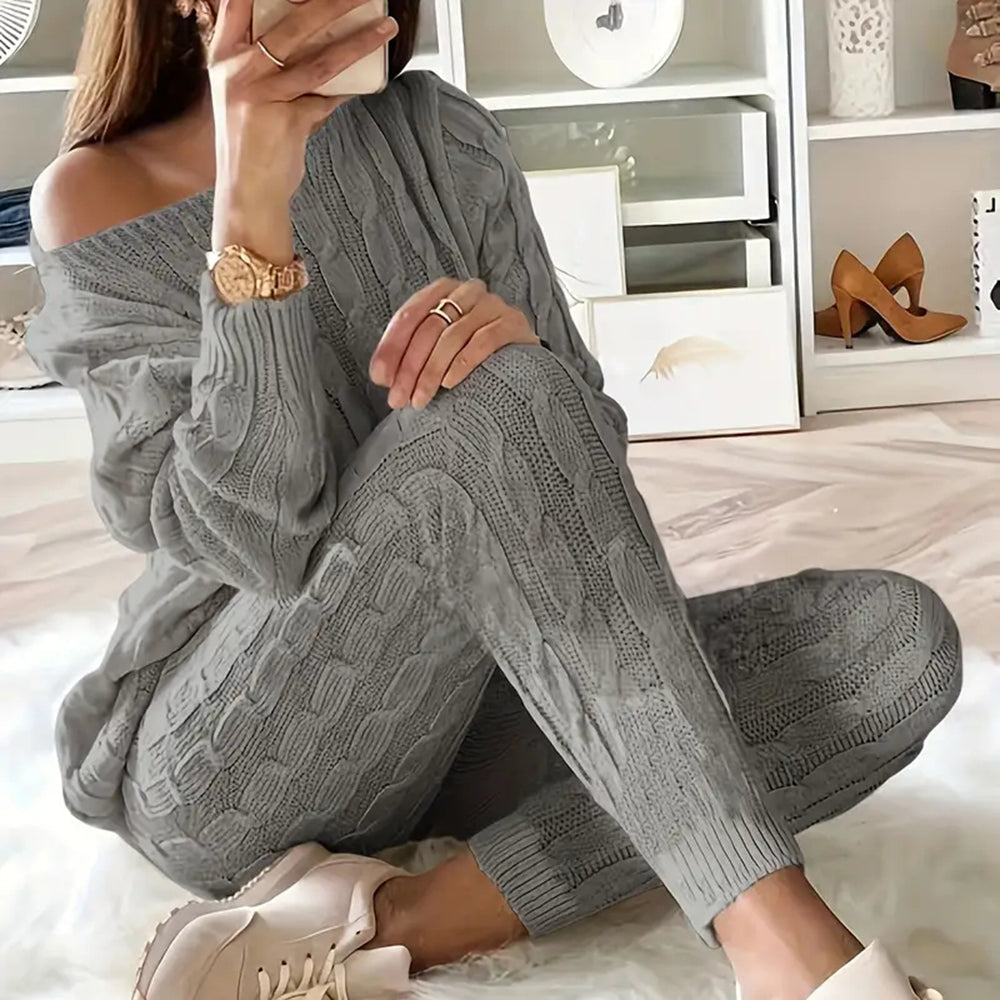 WW | Strickpullover Und Hosen Satz