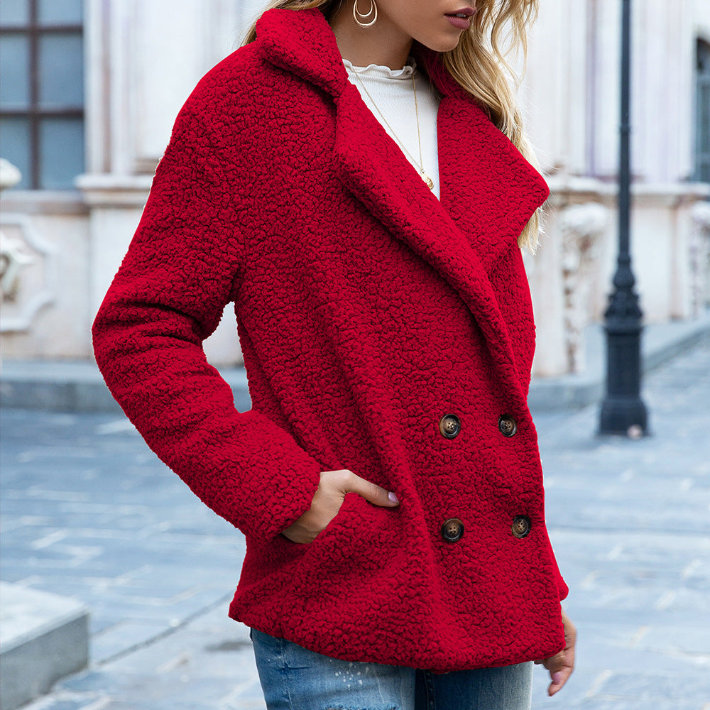 WW | Warme Und Flauschige Damenjacke