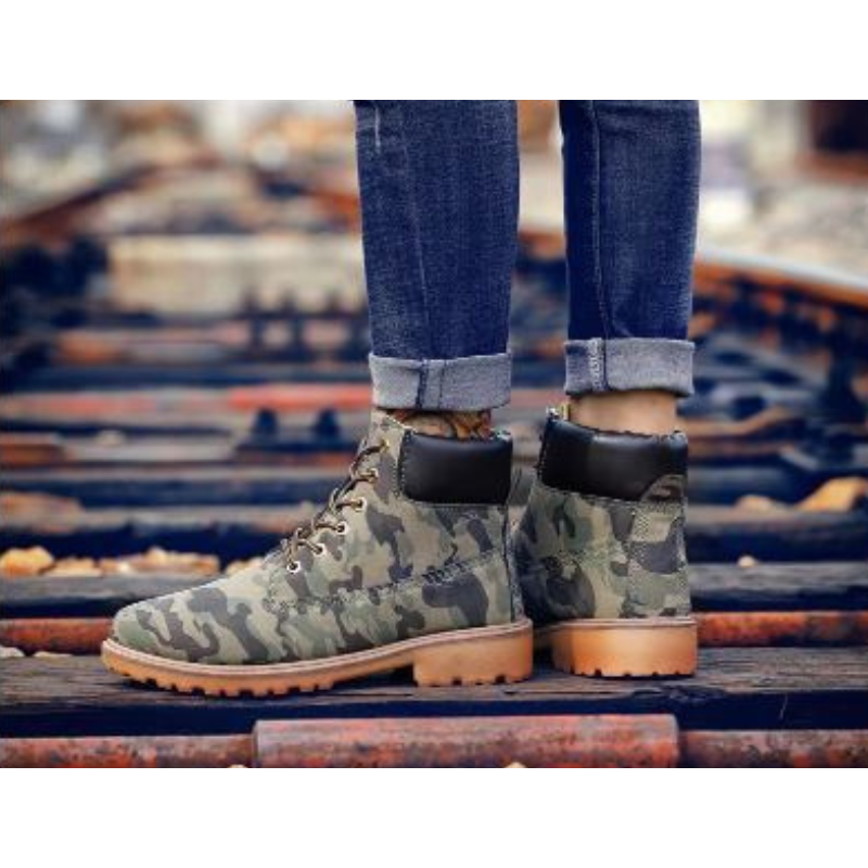 WW | Wasserdichte Herrenschuhe Stiefel Mit Robuster Profilsohle