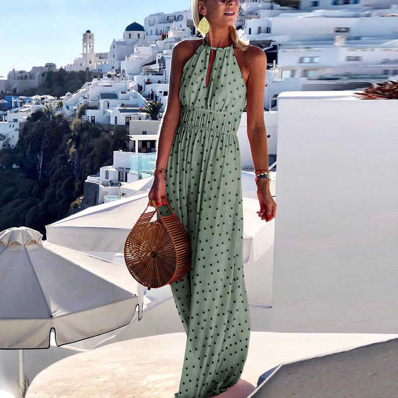Boho Maxikleid mit Neckholder