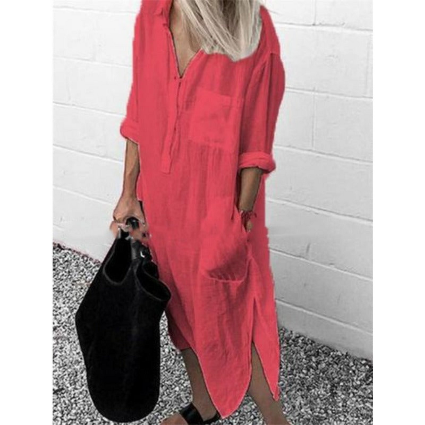 Stilvolles und Bequemes Langes Sommerkleid