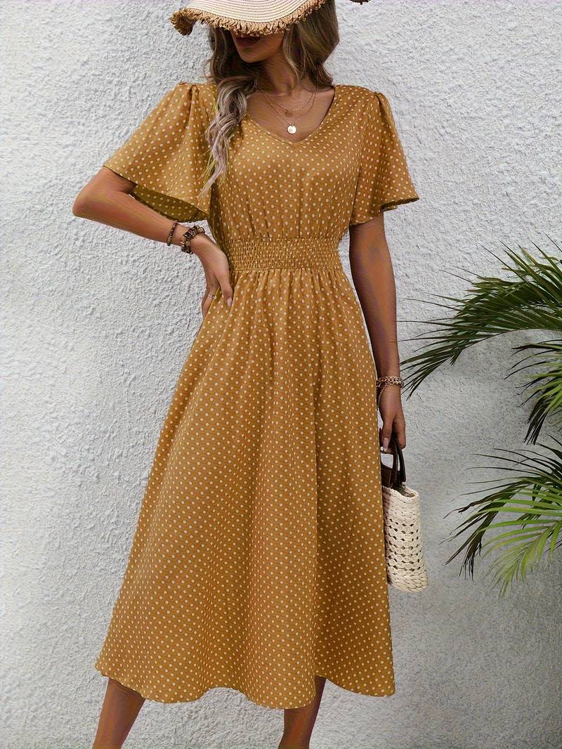 – ganz lässiges kurzarmkleid