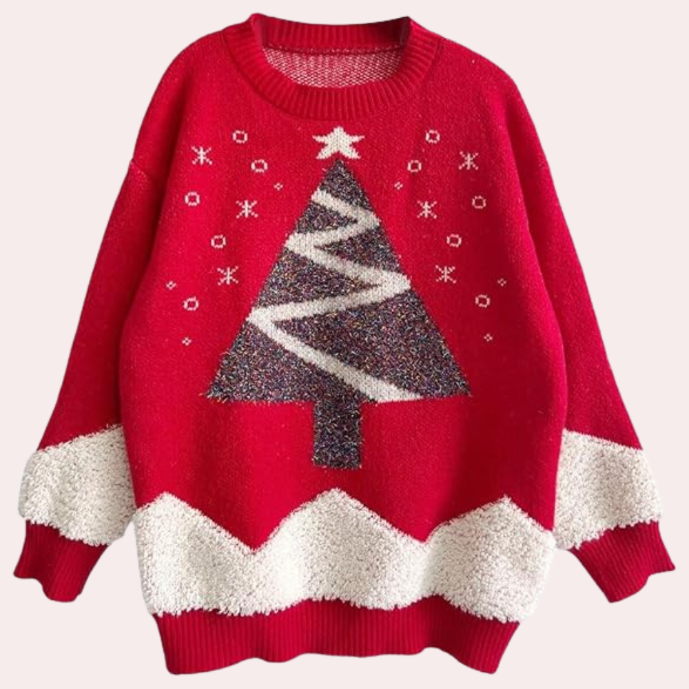 WW | Weihnachtsbaum Pullover Für Frauen